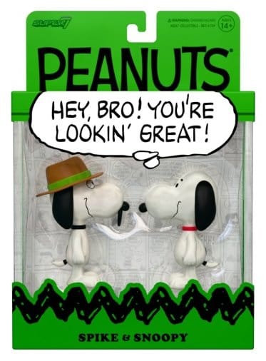 PRE ORDINE - Peanuts ReAction Action Figures 2-Pack Snoopy & Spike 10 cm