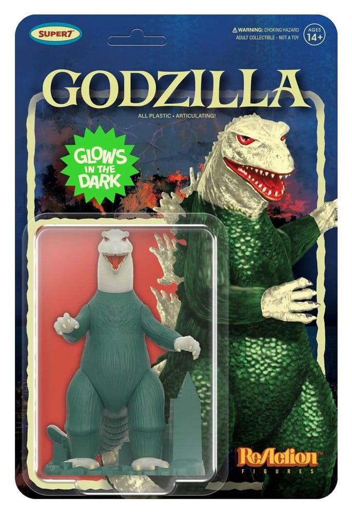 PRE ORDINE - Godzilla Toho ReAction Action Figure Godzilla Model Kit (Glow) 10 cm