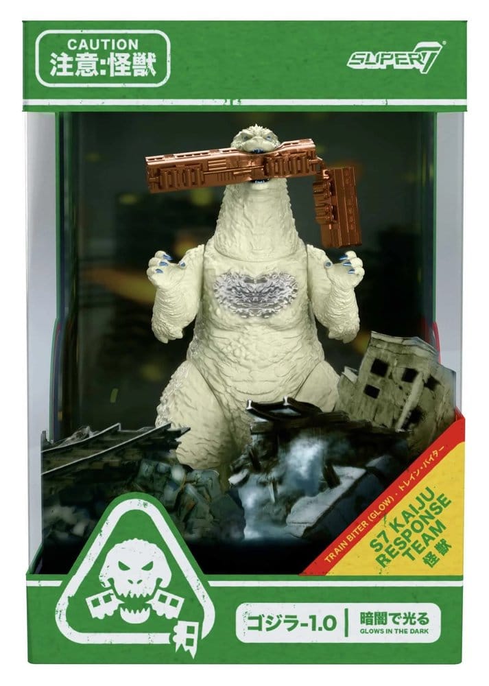 PRE ORDINE - Godzilla Toho ReAction Action Figure Minus One (Train Biter - Glow) 15 cm