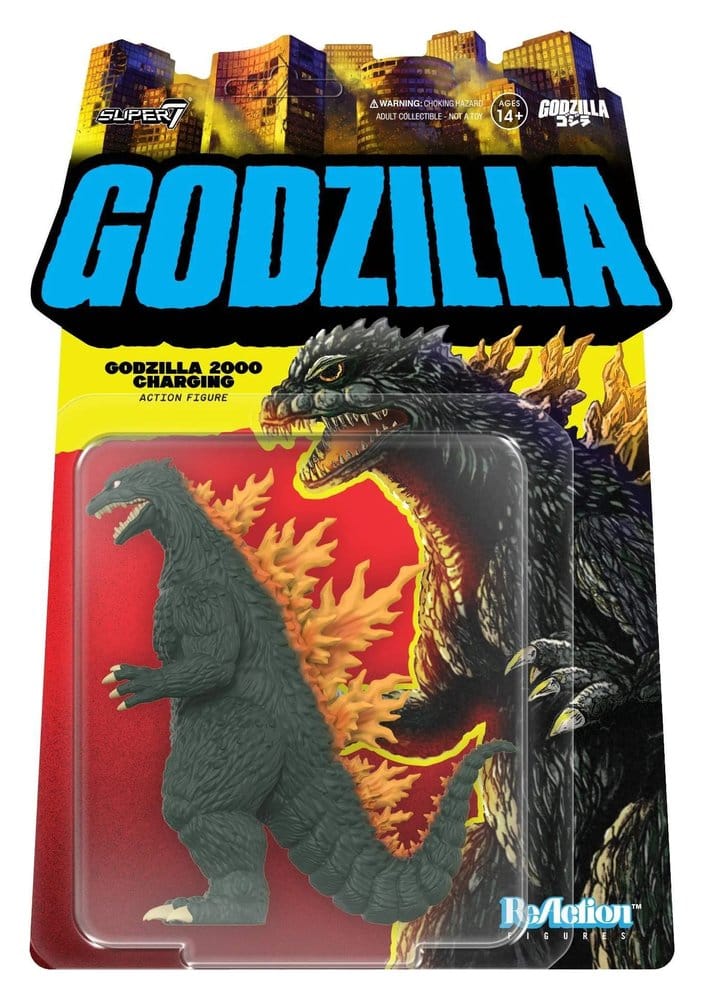PRE ORDINE - Godzilla Toho ReAction Action Figure Godzilla (2000, Charging) 24 cm