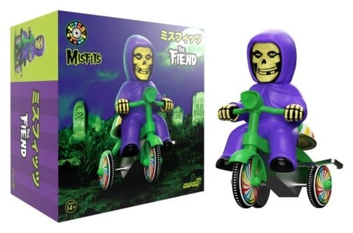 PRE ORDINE - Misfits Super Cycles Vehicle Fiend (Purple w/ Green Trike)