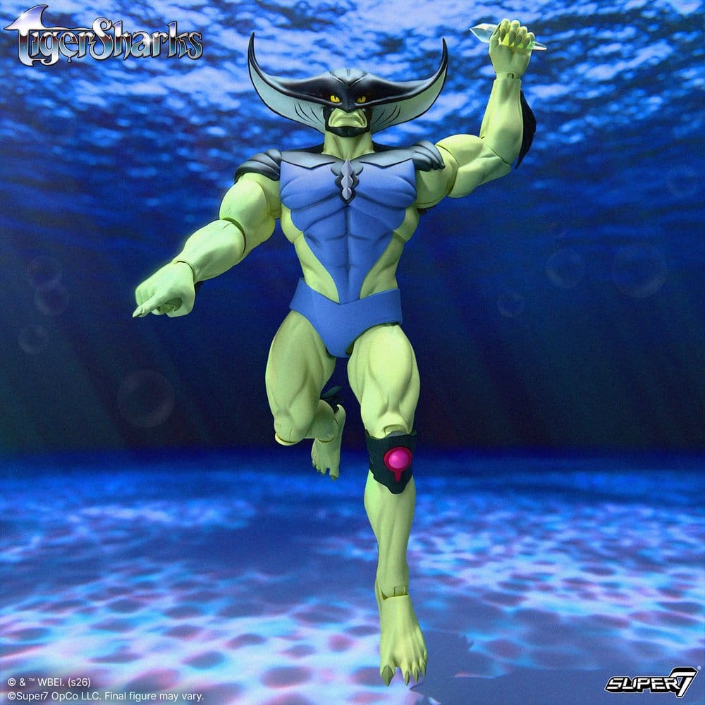 PRE ORDINE - TigerSharks Ultimates Wave 01 Action Figure T-Ray 18 cm