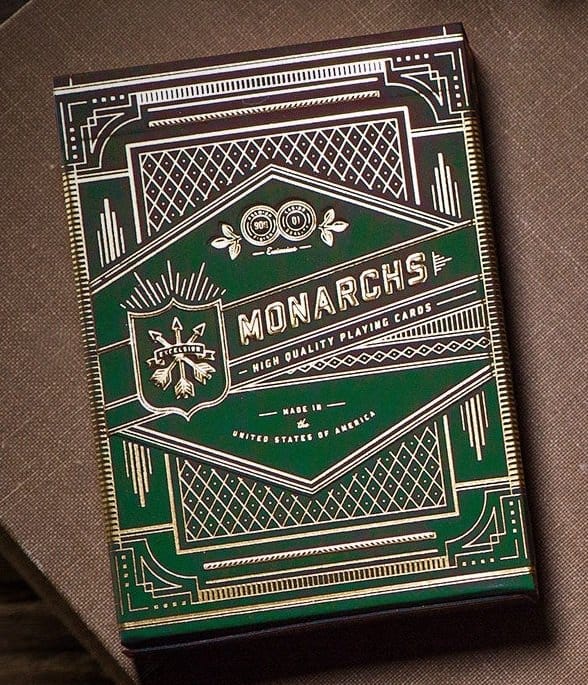 PRE ORDINE - Theory 11 Playing Cards Monarch Green