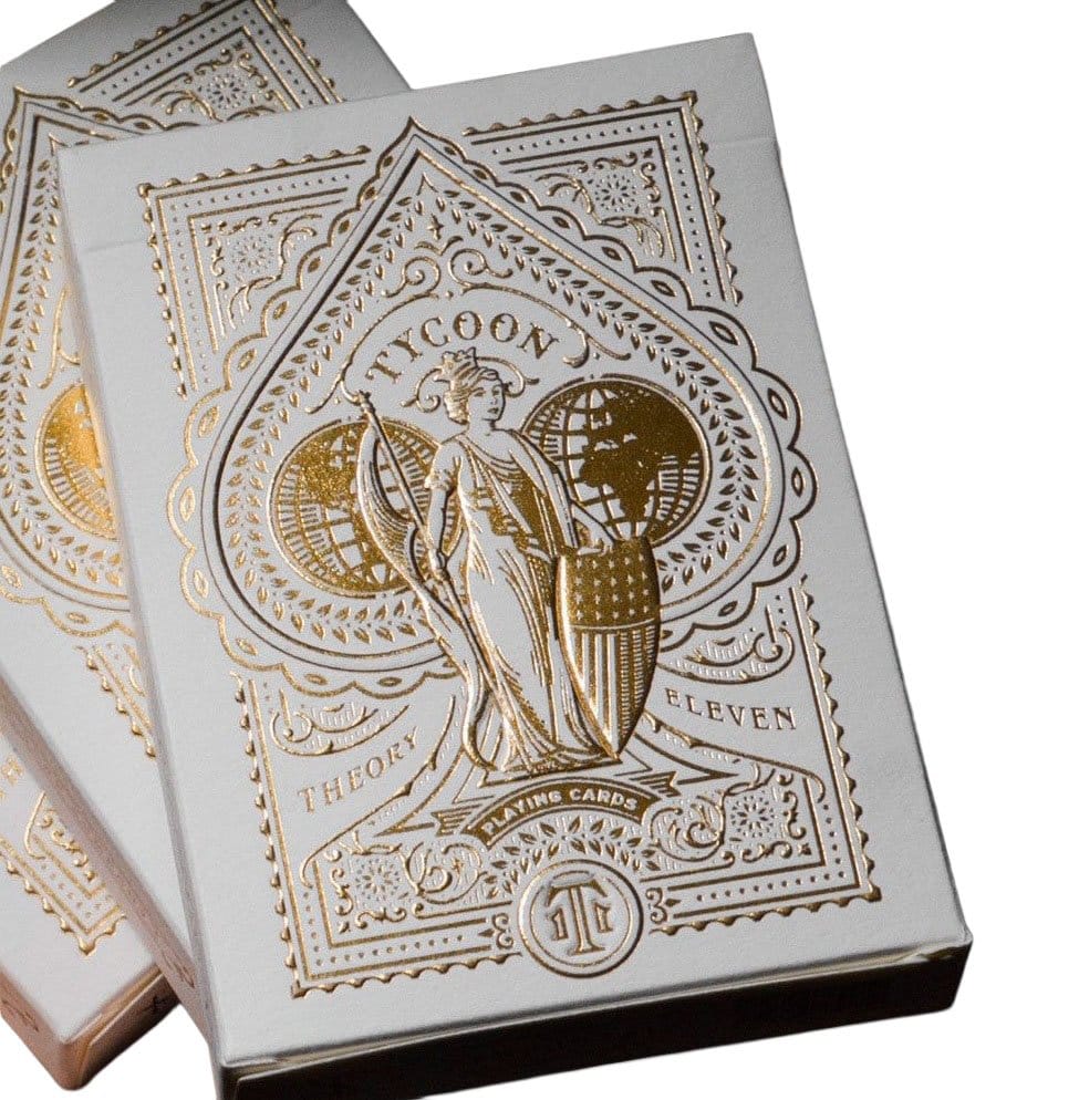 PRE ORDINE - Theory 11 Playing Cards Tycoon Ivory