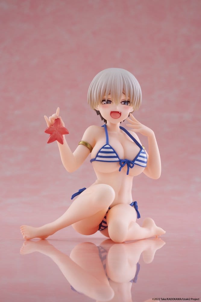 PRE ORDINE - Uzaki-chan Wants to Hang Out! Desktop Cute PVC Figure Hana Uzaki (Swim wear Ver.) 13 cm
