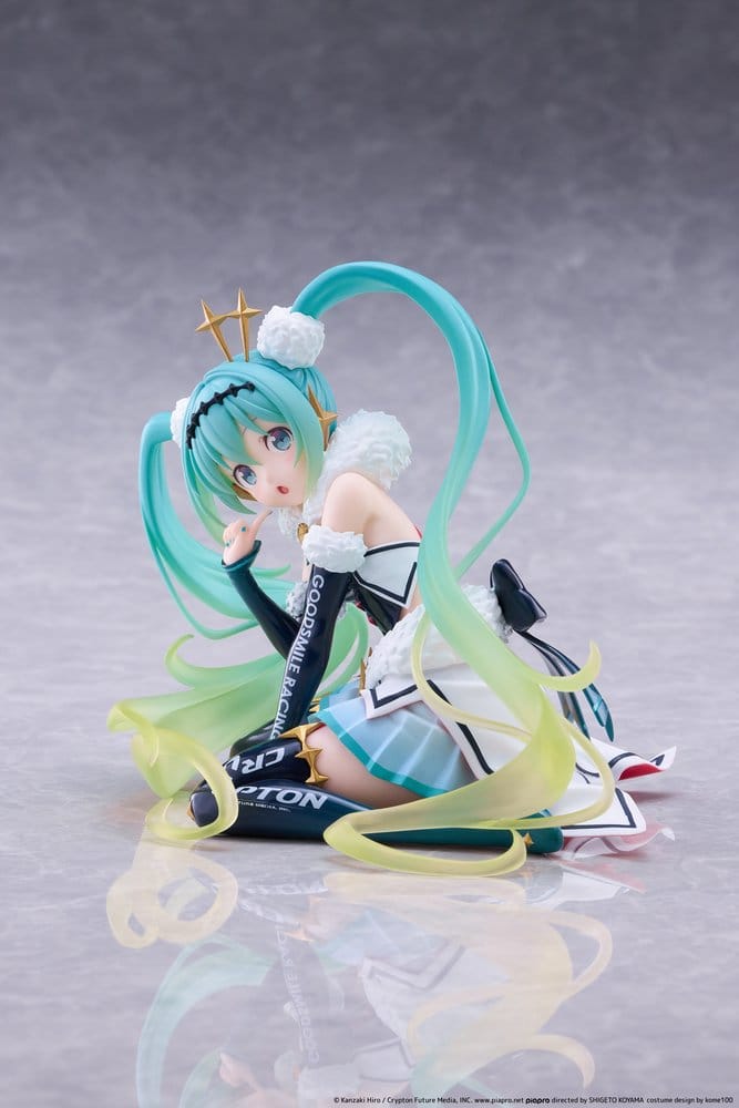 PRE ORDINE - Hatsune Miku Taito Kuji PVC Figure Racing Miku 2018 Ver. Round 8 13 cm