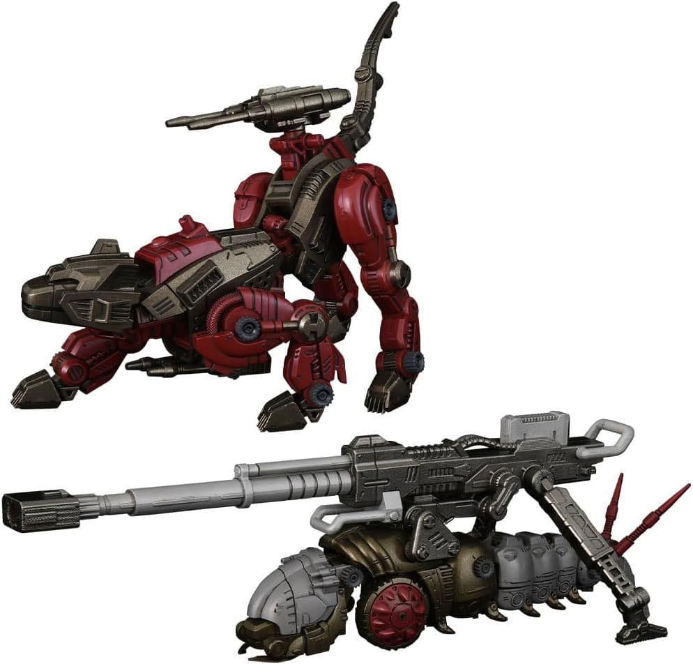 PRE ORDINE - Zoids Plastic Model Kits 2-Pack 1/100 RMZ-010 Canoly Molga & Hell Cat Base Guards Sets 20 cm