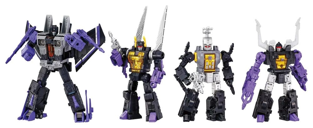 PRE ORDINE - Transformers Dramatic Capture Series Action Figure 4-Pack Decepticons Part 2