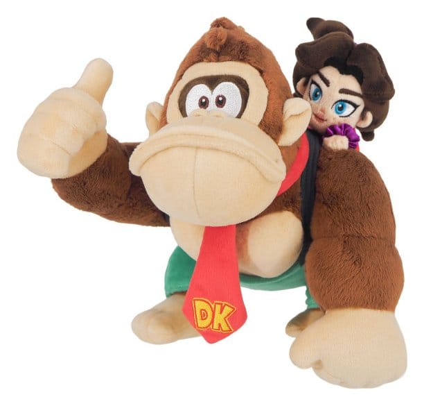 PRE ORDINE - Donkey Kong Bananza Plush Figure Donkey Kong & Pauline 23 cm