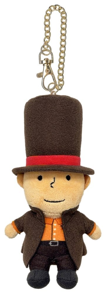 PRE ORDINE - Professor Layton and the New World of Steam Plush Keychain Metal 16 cm