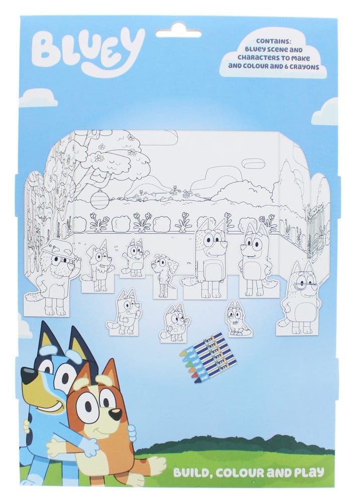 PRE ORDINE - Bluey Colouring and Play World Set
