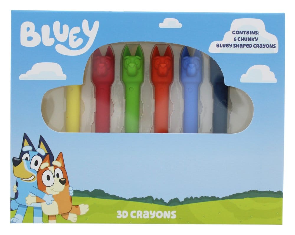 PRE ORDINE - Bluey Wax Crayons 6-Pack