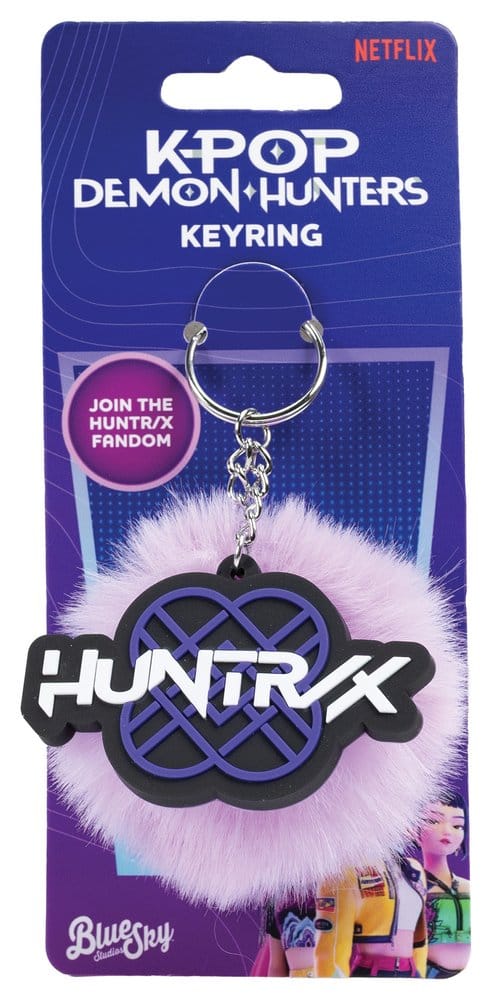 PRE ORDINE - KPop Demon Hunters Pom Pom Keychain Huntr/x