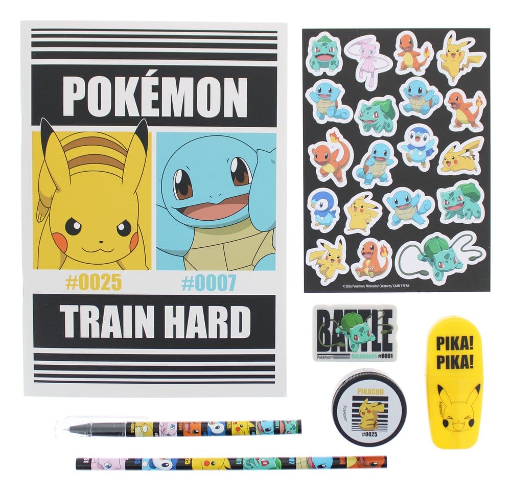 PRE ORDINE - Pokémon Stationery Set 7-piece