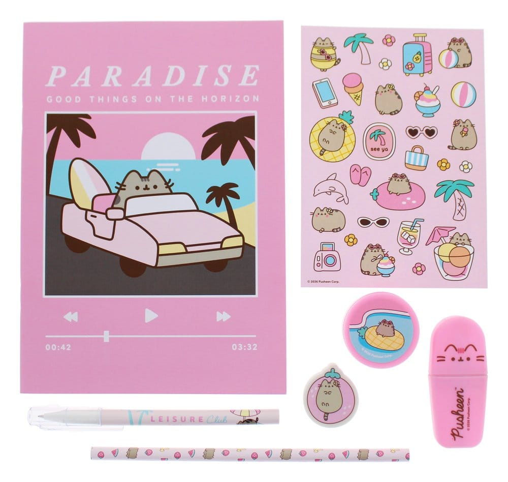PRE ORDINE - Pusheen Stationery Set 7-Piece