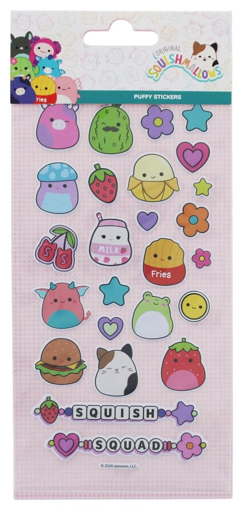 PRE ORDINE - Squishmallows Sticker Set Super Puffy