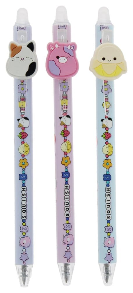PRE ORDINE - Squishmallows Erasable Gel Pen 3-Pack
