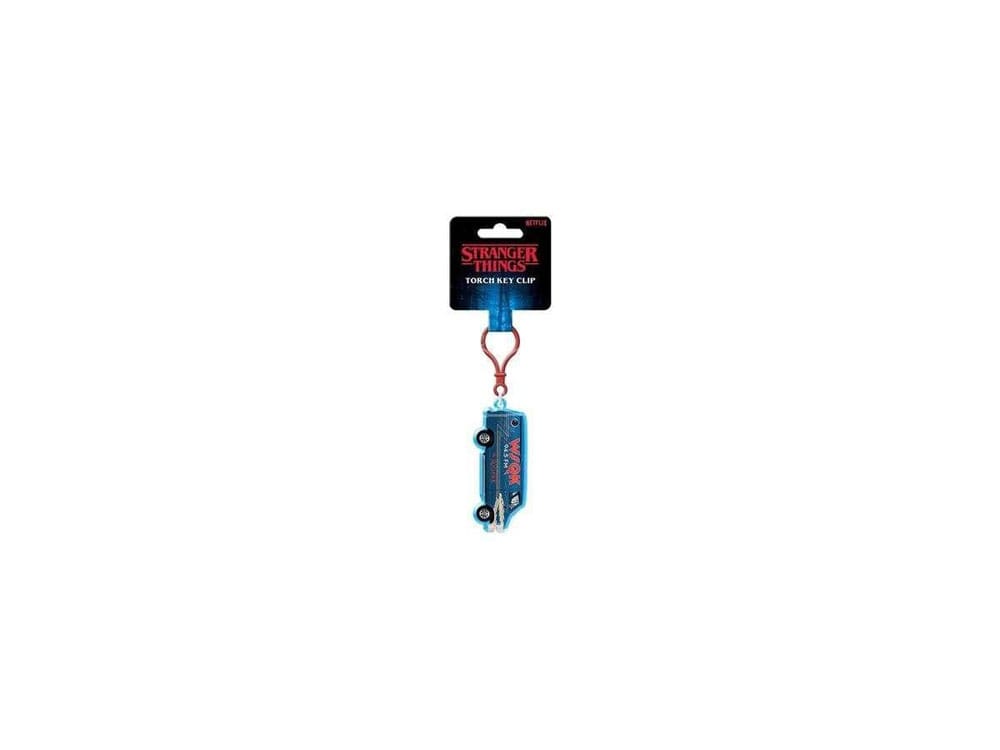 PRE ORDINE - Stranger Things Torch Key Clip Keychain WSQK Van
