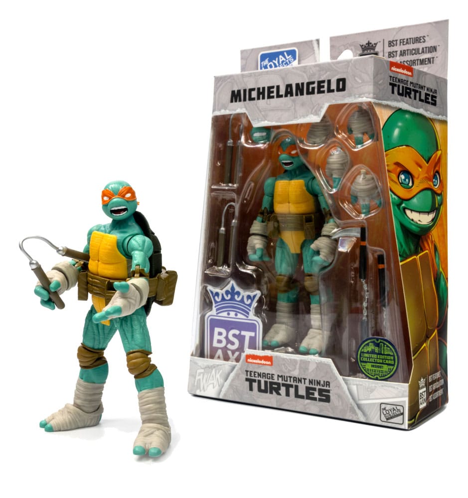 THE LOYAL SUBJECTS - Teenage Mutant Ninja Turtles BST AXN Action Figure Michelangelo (IDW Comics) 13 cm
