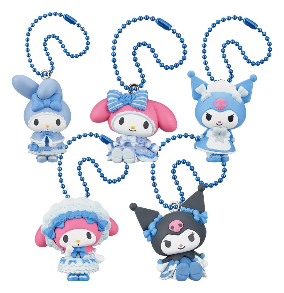 PRE ORDINE - Sanrio Twinchees Mini Figures My Melody x Kuromi Sweet Lolita 5 cm Blind Pack Display (24)