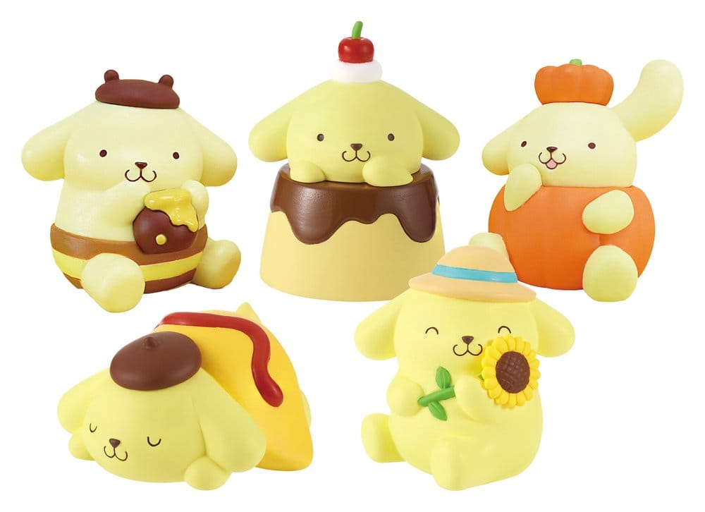 PRE ORDINE - Sanrio Twinchees Mini Figures Pompompurin My Fav Color 5 cm Blind Pack Display (24)