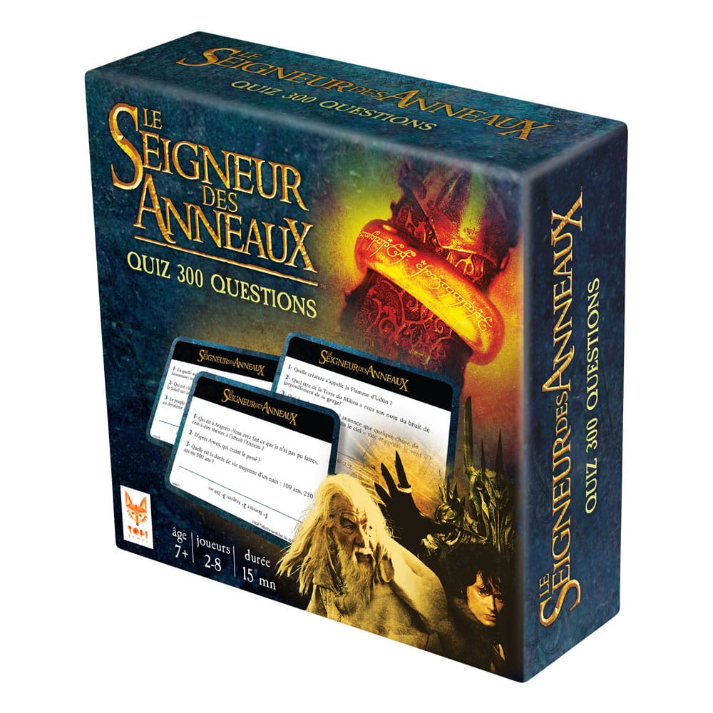 PRE ORDINE - Lord of the Rings Card Game Quiz 300 Questions *French Version*