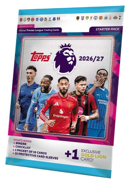 PRE ORDINE - Premier League 2026/2027 Trading Cards Starter Pack