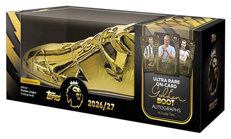PRE ORDINE - Premier League 2026/2027 Trading Cards Golden Boot Tin