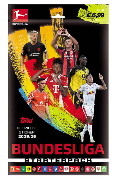PRE ORDINE - Bundesliga 2025/26 Sticker Starter Pack *German Version*