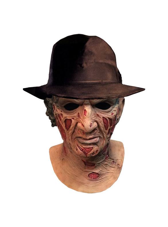 PRE ORDINE - A Nightmare On Elm Street Deluxe Latex Mask with Hat Freddy Krueger