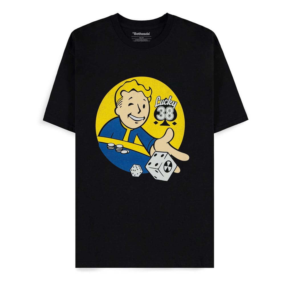 Fallout T-Shirt Lucky 38 Dice Size XL
