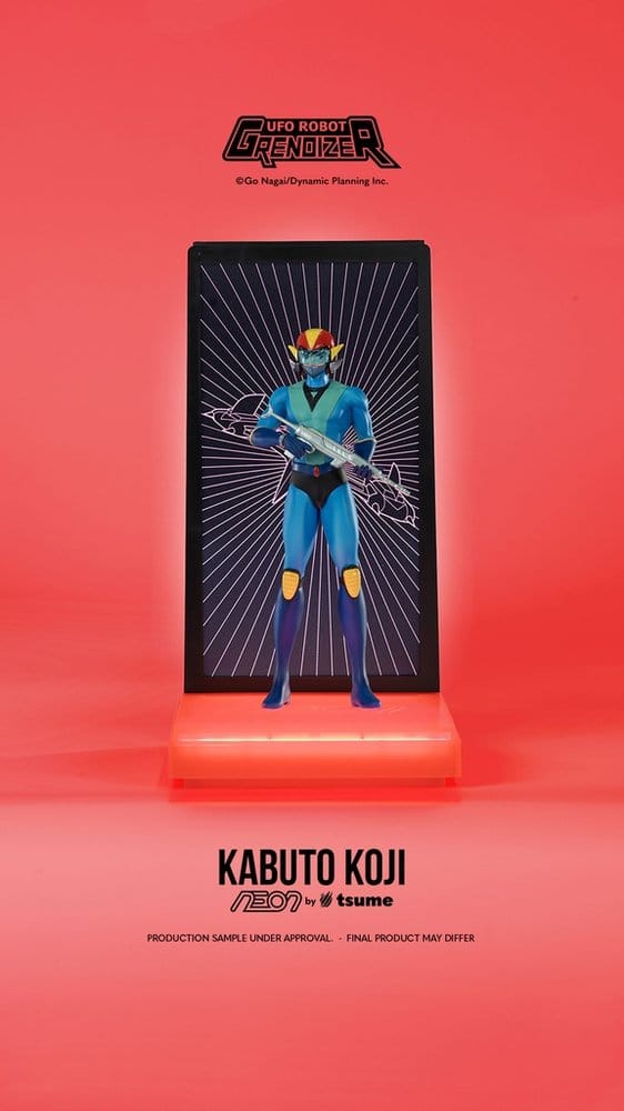 PRE ORDINE - Grendizer Neon Figure 1/9 Kabuto Koji - Alcor 25 cm