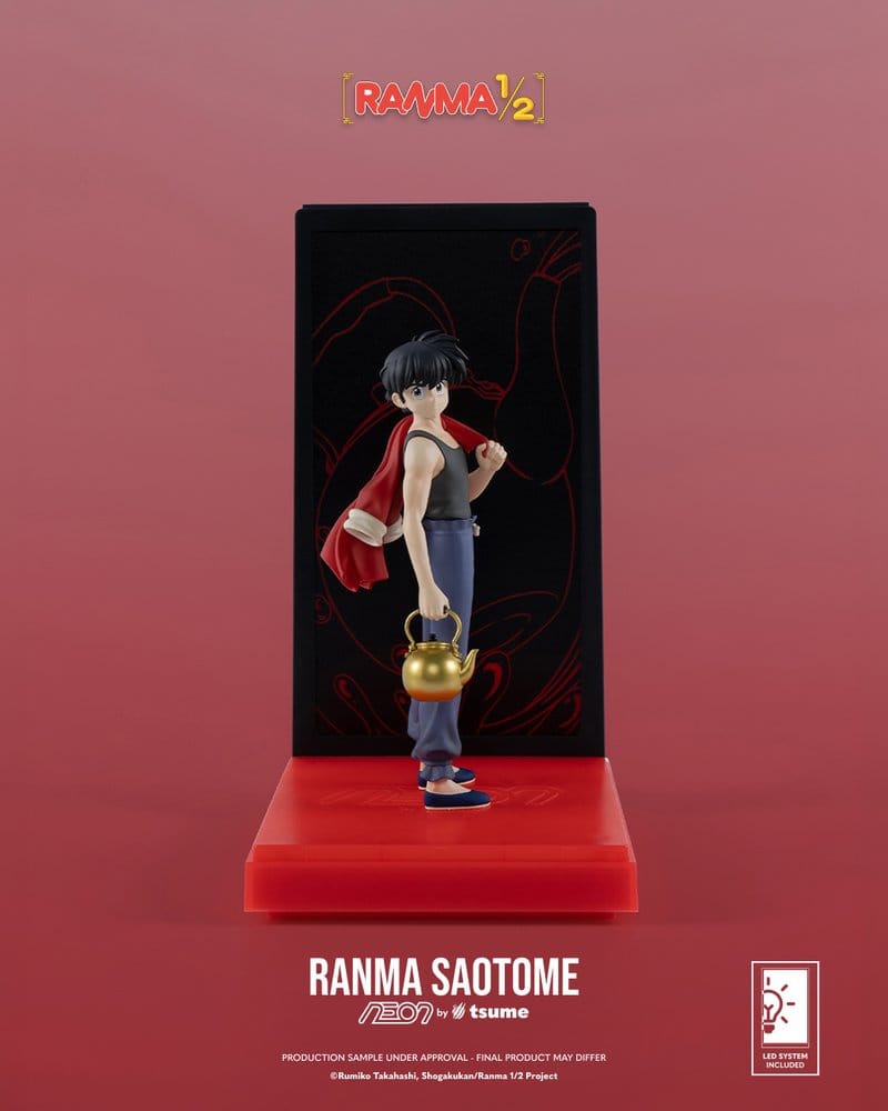PRE ORDINE - Ranma Neon Figure 1/9 Ranma Saotome Boy 20 cm