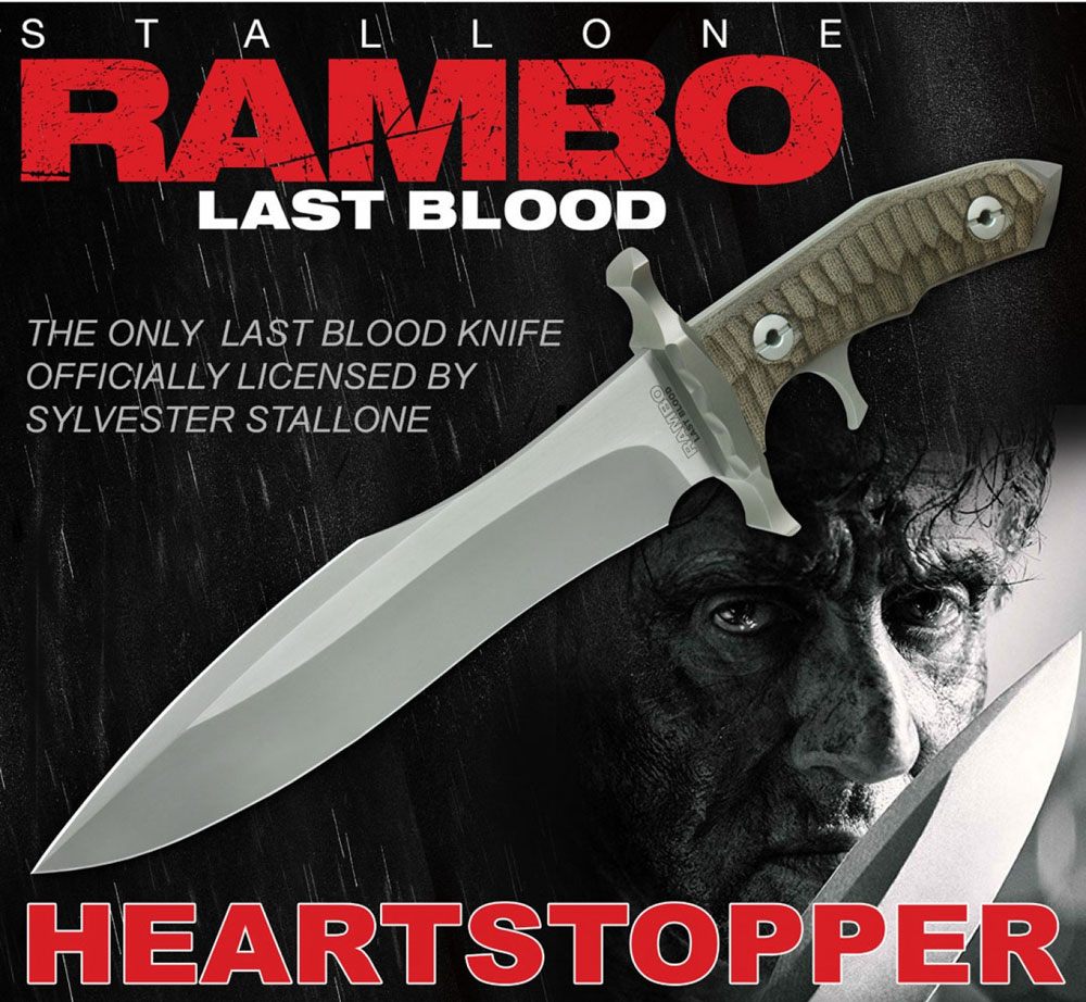 PRE ORDINE - Rambo: Last Blood Replica 1/1 Heartstopper Knife 38 cm