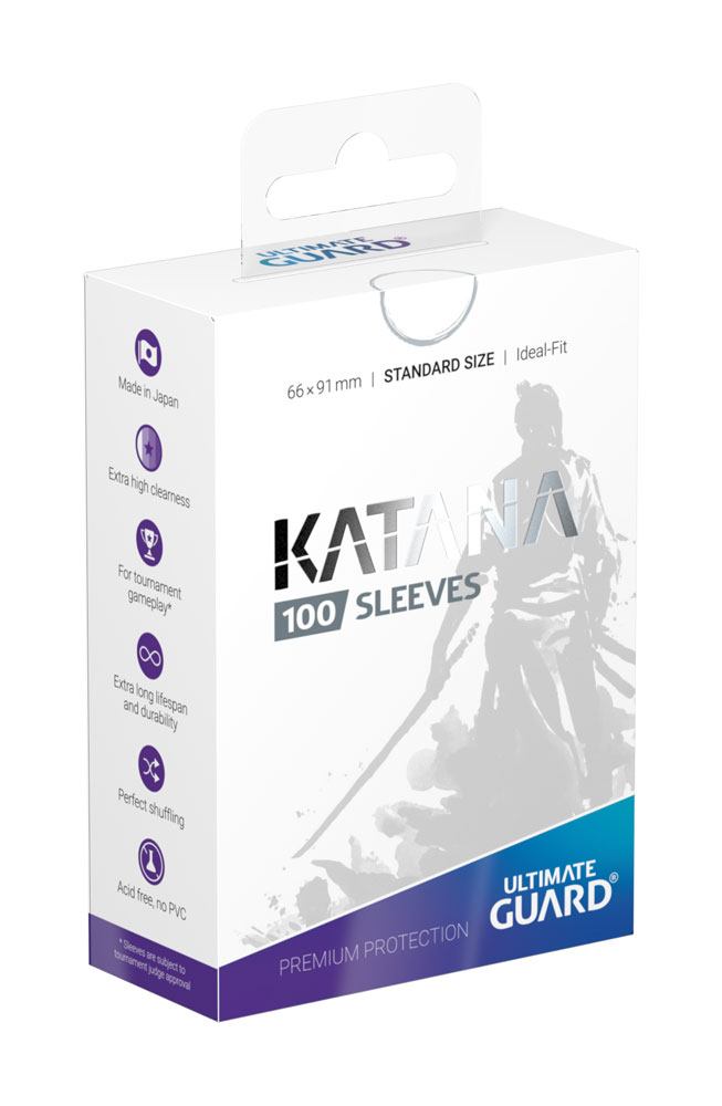 PRE ORDINE - Ultimate Guard Katana Sleeves Standard Size (100) - White