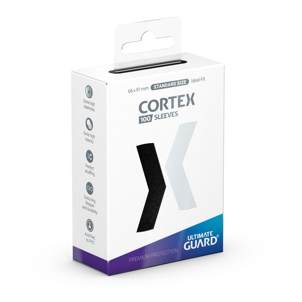 PRE ORDINE - Ultimate Guard Cortex Sleeves Standard Size (100) - Black