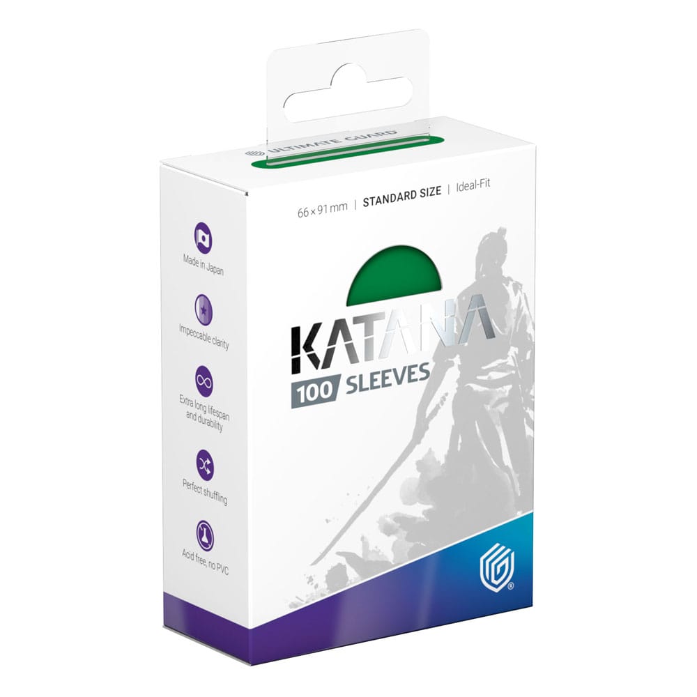 PRE ORDINE - Ultimate Guard Katana Sleeves Standard Size (100) - Jade Garden