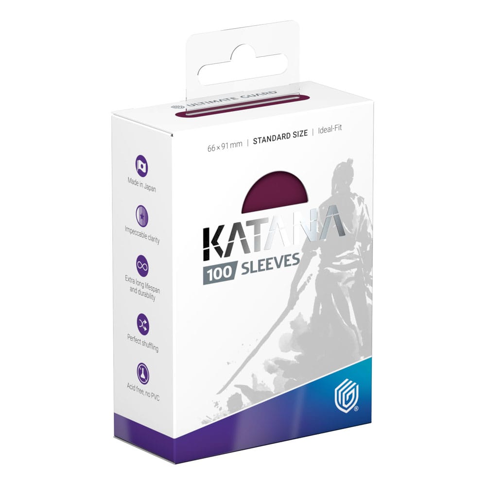 PRE ORDINE - Ultimate Guard Katana Sleeves Standard Size (100) - Radiant Plum