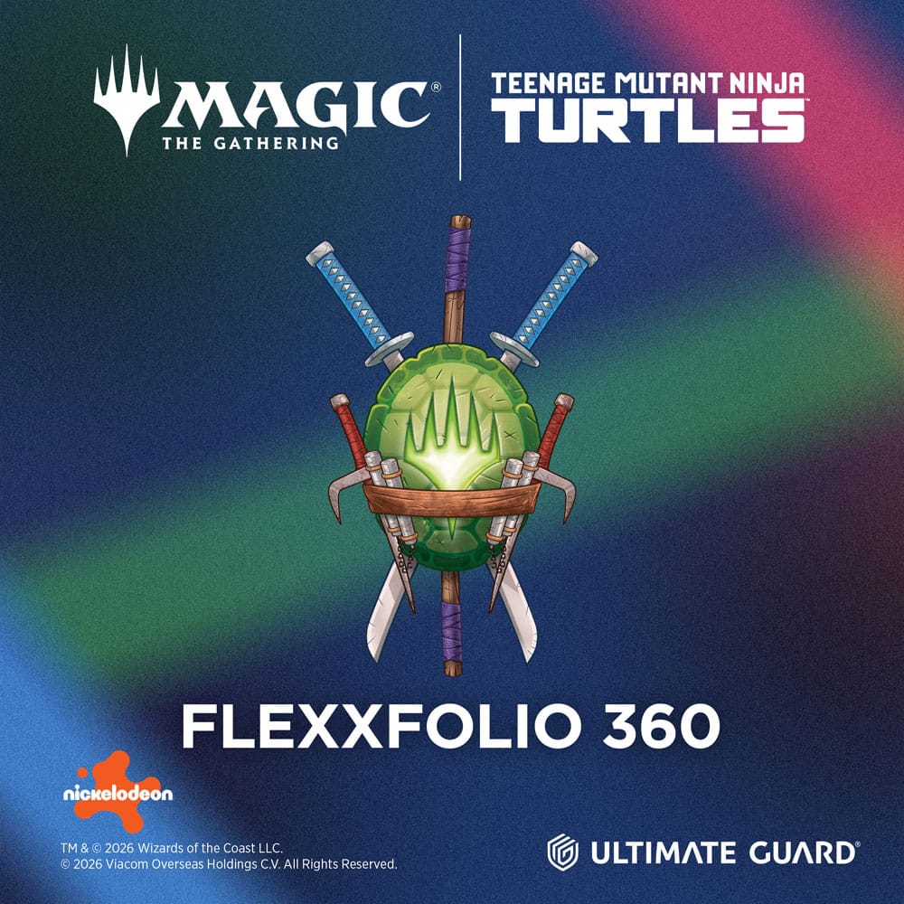 PRE ORDINE - Ultimate Guard Flexxfolio 360 Magic: The Gathering | Teenage Mutant Ninja Turtles - Plains