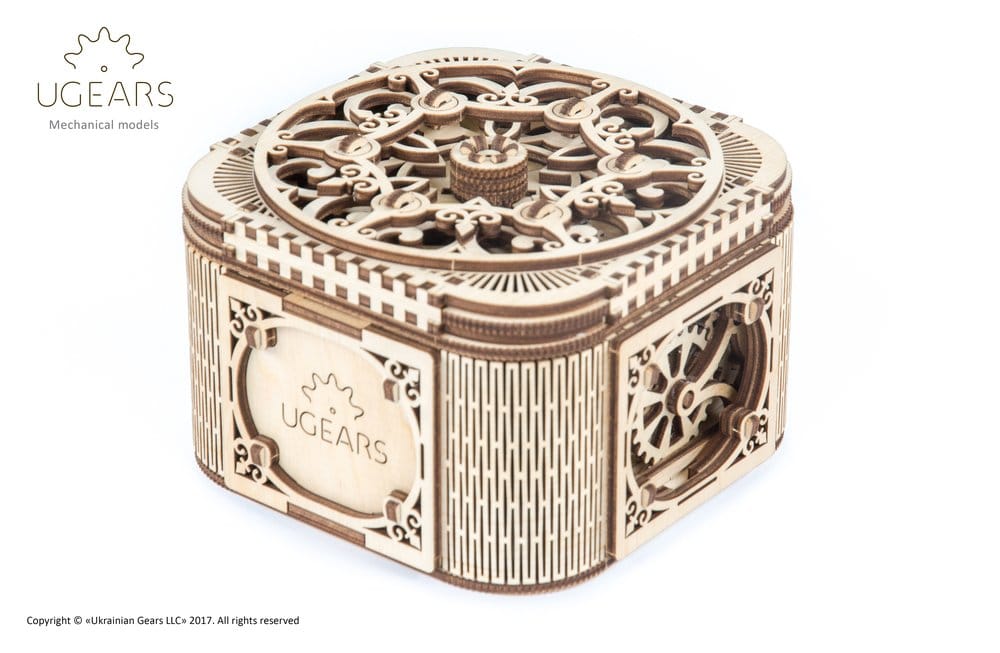 PRE ORDINE - Ugears 3D Wooden Puzzle Treasure Box