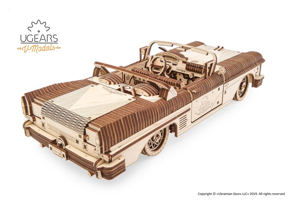 PRE ORDINE - Ugears 3D Wooden Puzzle Dream Cabriolet VM-05