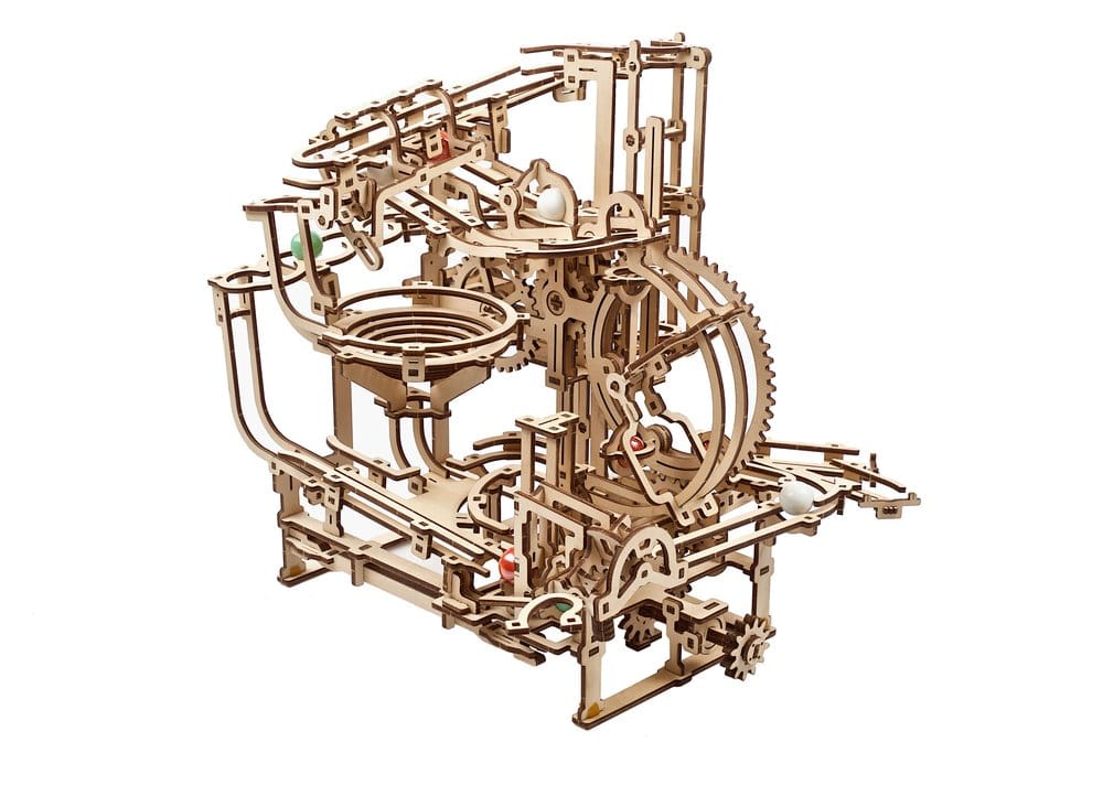 PRE ORDINE - Ugears 3D Wooden Puzzle Marble Run Stepped Hoist