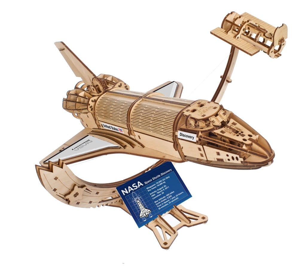 PRE ORDINE - NASA 3D Wooden Puzzle Space Shuttle Discovery