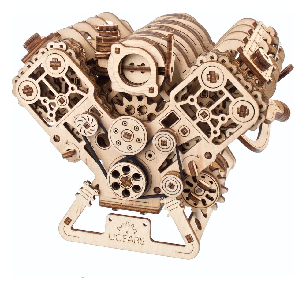PRE ORDINE - Ugears 3D Wooden Puzzle V8 Engine