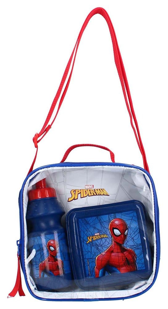 PRE ORDINE - Spider-Man Lunch Bag Set Squeeze the day 12 cm