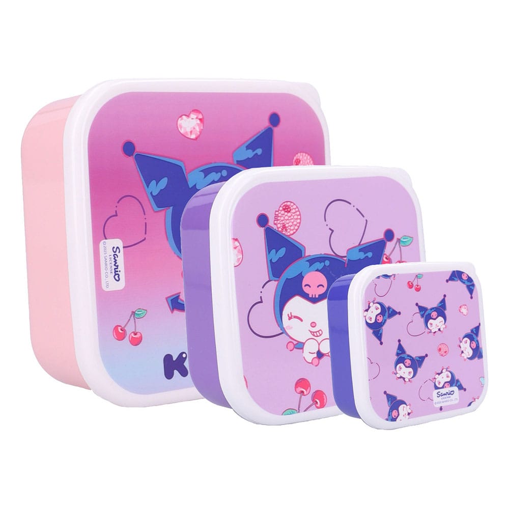 PRE ORDINE - Sanrio Snack Box Set Kuromi Fresh Bites