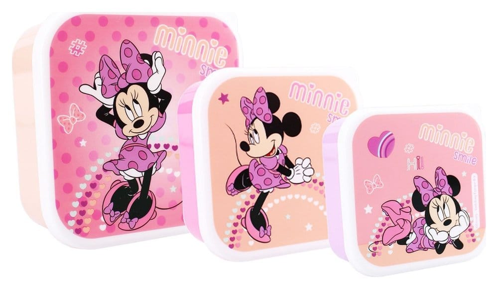 PRE ORDINE - Minnie Mouse Snackbox Set Fresh Bites 12 cm
