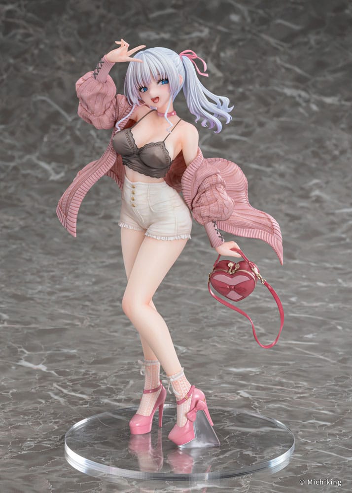 PRE ORDINE - Original Character PVC Statue 1/6 Shion Passion Pink Illustration by Michiking 27 cm