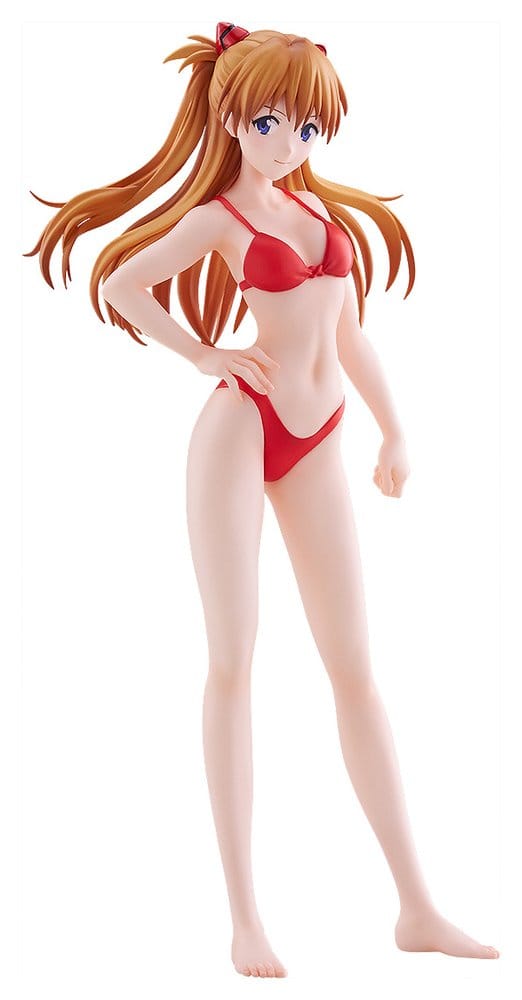 PRE ORDINE - Rebuild of Evangelion Pop Up Parade Beach Queens Asuka Shikinami Langley (Bikini Style) L Size 23 cm