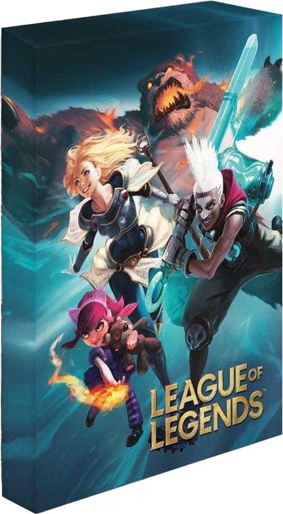 PRE ORDINE - League of Legends Canvas Print with light Fight for Glory